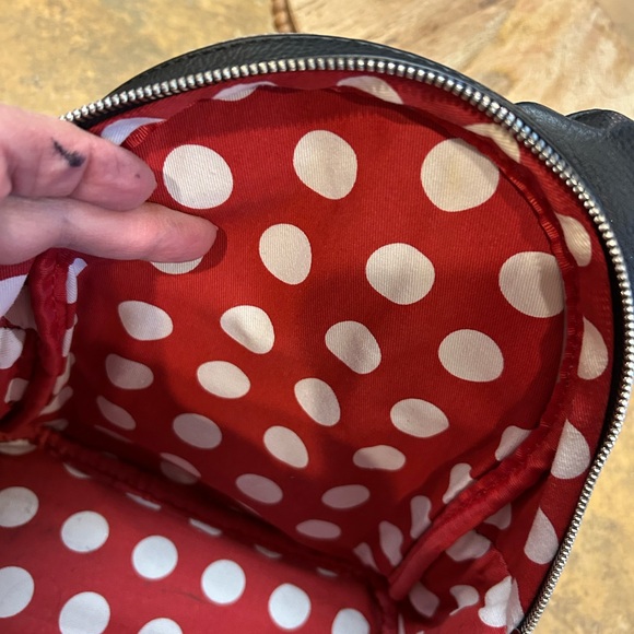 Disney Parks Loungefly Sequined Minnie Mouse Backpack - Picture 12 of 14